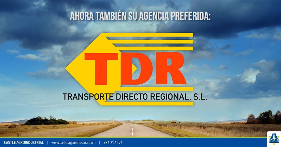 Nuevo acuerdo comercial con la agencia de transportes TDR